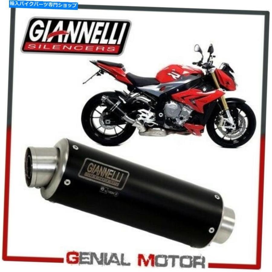 サイレンサー 排気マフラーGiannelliブラックステンレス鋼X-Pro BMW S 1000 RR 2014 14 Exhaust Muffler Giannelli Black Stainless Steel X-Pro Bmw