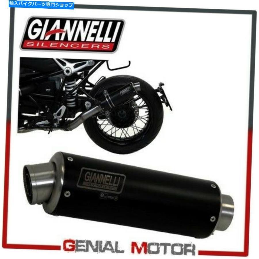 サイレンサー 排気マフラーGiannelliブラックステンレス鋼X-Pro BMW R
