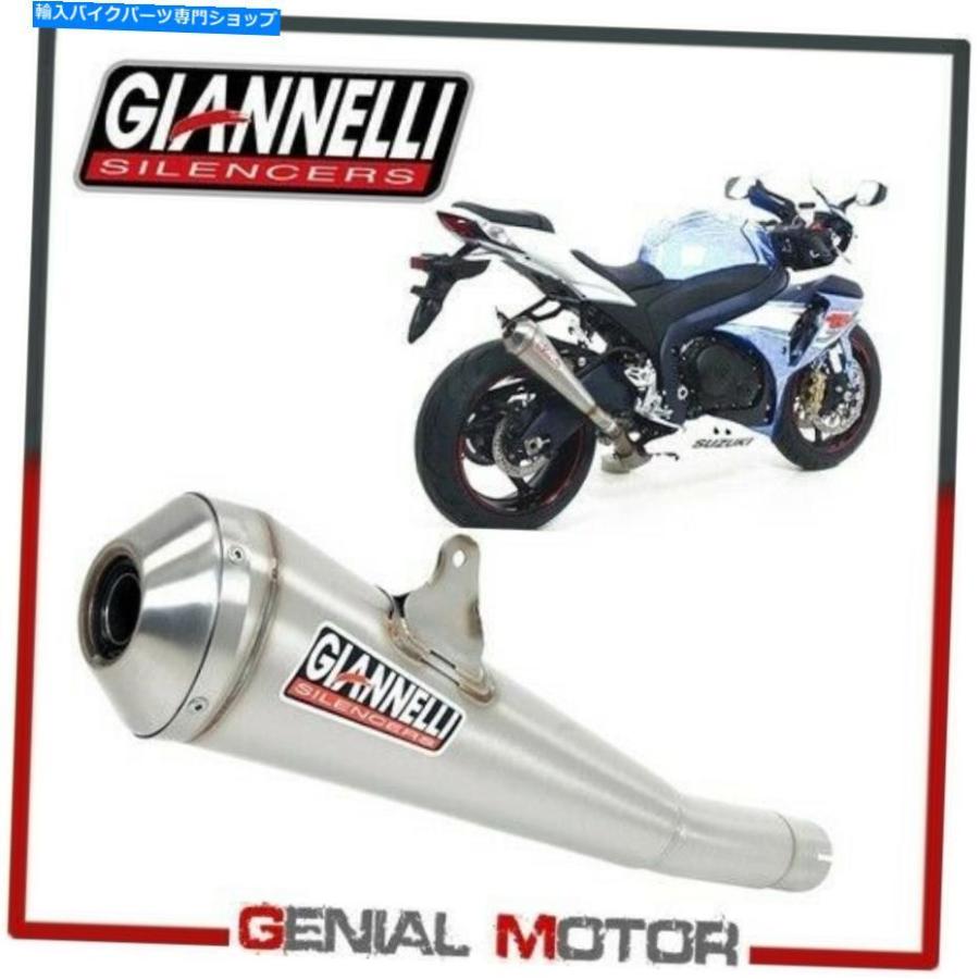 サイレンサー 排気マフラーGiannelli GX-One Nichrom Suzuki GSX-R 1000 2013 13 Exhaust Muffler Giannelli Gx-One Nichrom Suzuki GSX-R 1000 2013
