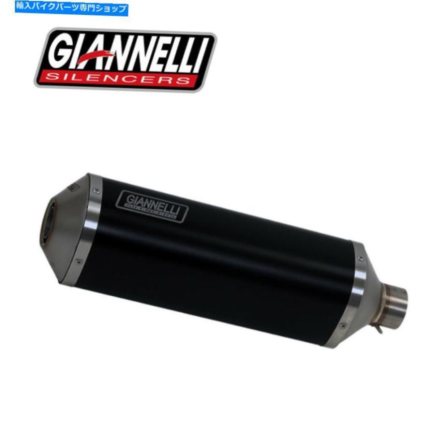 サイレンサー 排気マフラーGiannelliアルミ製ipersportブラックスズキGSR 750 2014 14 Exhaust Muffler Giannelli Aluminum Ipersport Black Suzuki Gの画像