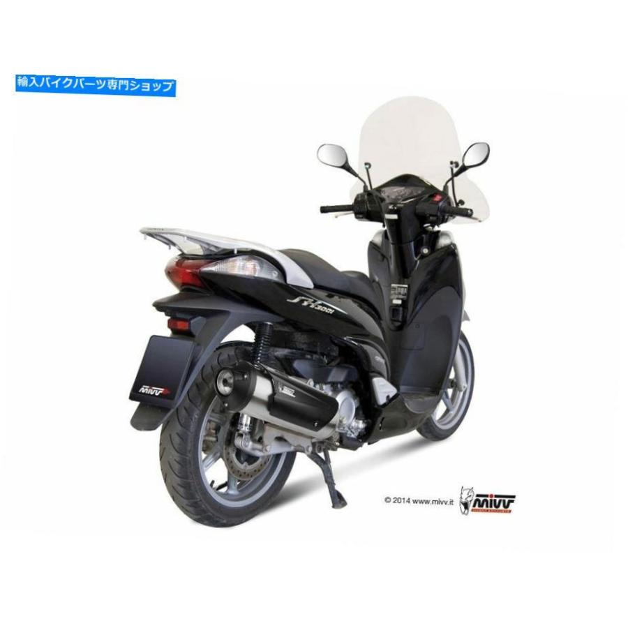 サイレンサー ホンダSH 300フルエキゾーストMIVV都市2007-2014 HONDA SH 300 Full exhaust MIVV Urban 2007-2014の画像