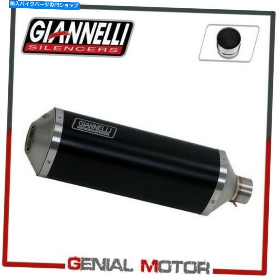 サイレンサー 排気ガスえり巻きGiannelli Black Alum ipersport + KTM Duke 125 2011 11 Exhaust Muffler Giannelli Black Alum Ipersport + Catal for KT インナーサイレンサー-バイク
