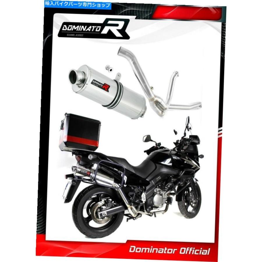 サイレンサー DL 650 V-Strom XTエキゾーシャルサイレンサーマフラーオーバルドミネーター2015 2016 DL 650 V-STROM XT Exhaust silencer muffler OVA