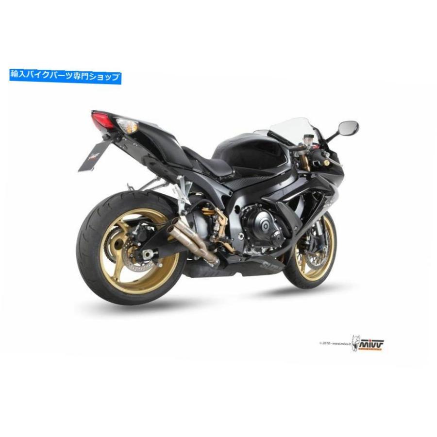 サイレンサー スズキGSX-R 600排気MIVVダブルガン2008-2010チタニウムRC SUZUKI GSX-R 600 Exhaust MIVV Double Gun 2008-2010 Titanium RC_2