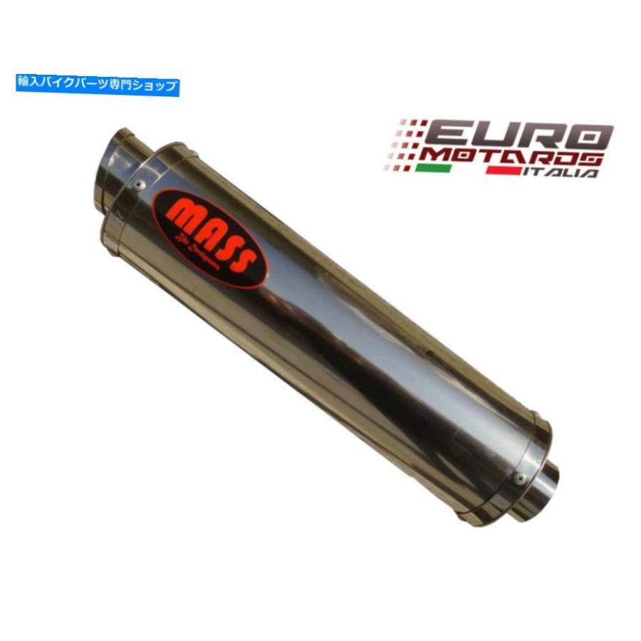 サイレンサー マスモト排気スリップオンサイレンサーGP1 Inox Road Legal Honda CBF 600 2007-2012 MassMoto Exhaust Slip-On Silencer GP1 Inox Road