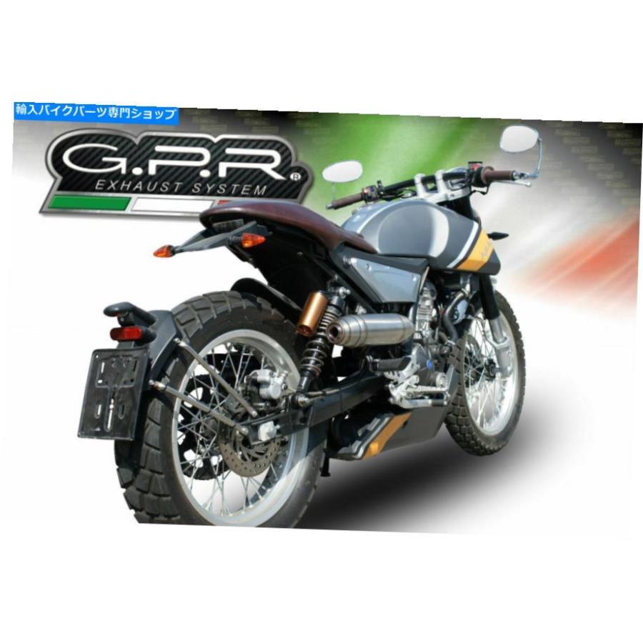 サイレンサー FB Mondial HPS 125 2016-2017 GPR排気デプロンInox kimogated md.1.de FB Mondial HPS 125 2016-2017 GPR Exhaust Deeptone Inox Homol