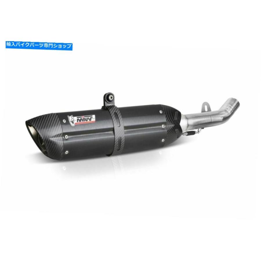 サイレンサー T.012.L9 - サイレンサーエキゾーストMIVVスノーブラック
