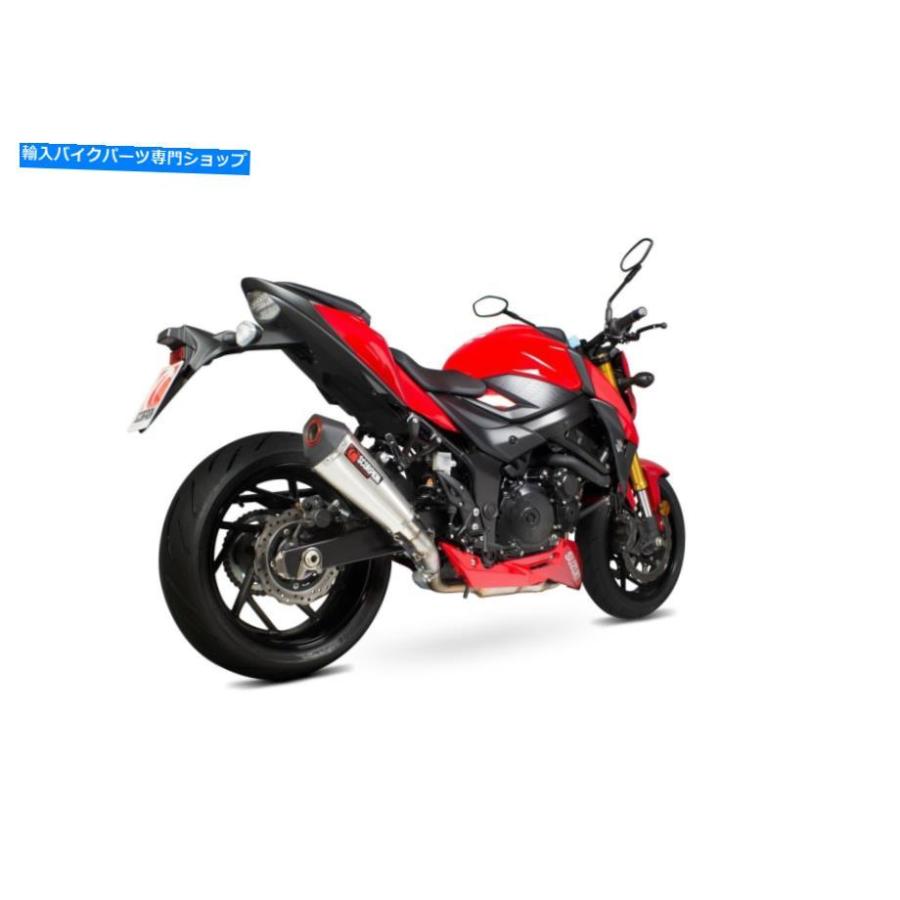 サイレンサー スズキGSX-S 750スコーピオン排ガスセットテーパースリップオンブラシステンレススリーブ Suzuki GSX-S 750 Scorpion Exhaust Serket Ta