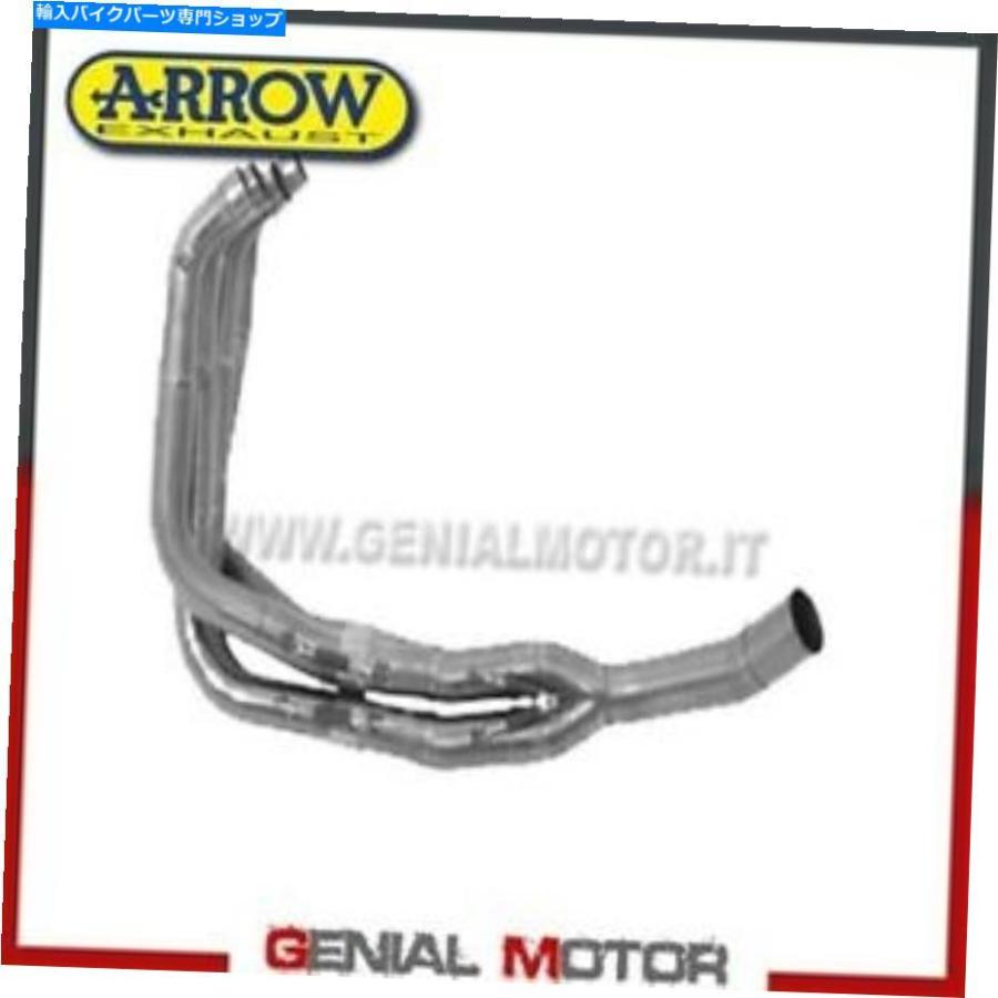 サイレンサー ヘッダーレーシングarrowコレクタースチールスズキGSF