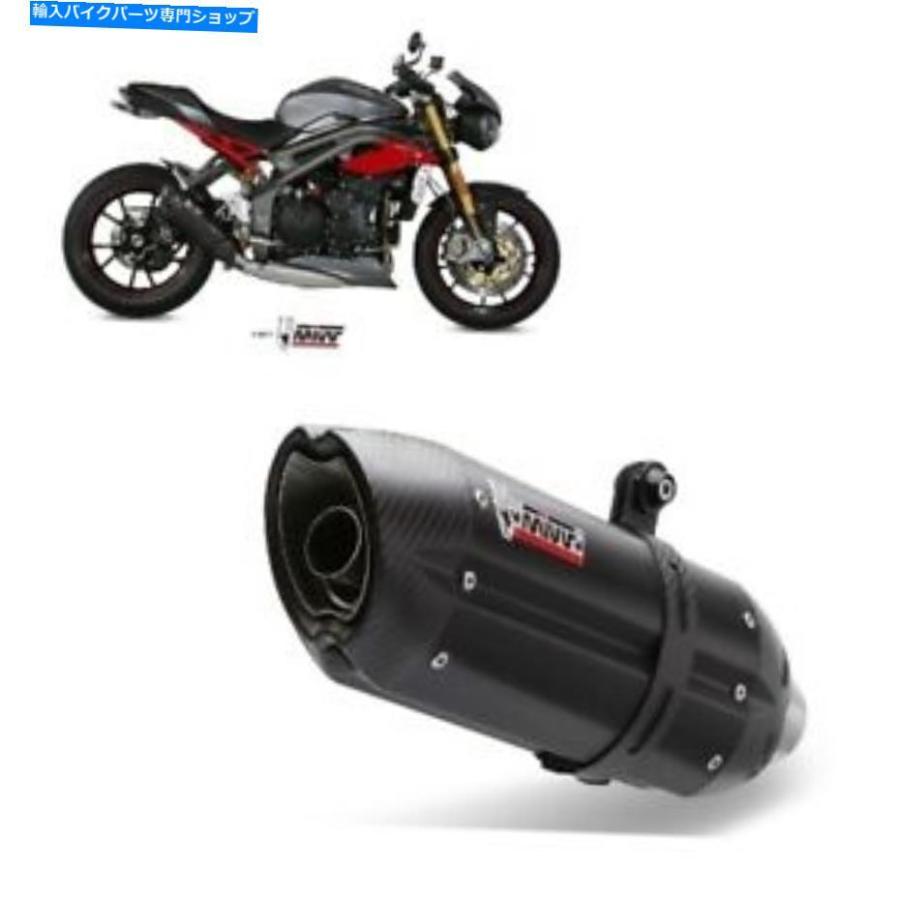 サイレンサー サイレンサーマフラーエンドMIVVサウンドブラックローリーアミフスピードトリプル16\u003e Silencer Muffler End MIVV Sound Black Lower Tri バイク-車、バイク、自転車-インナーサイレンサー