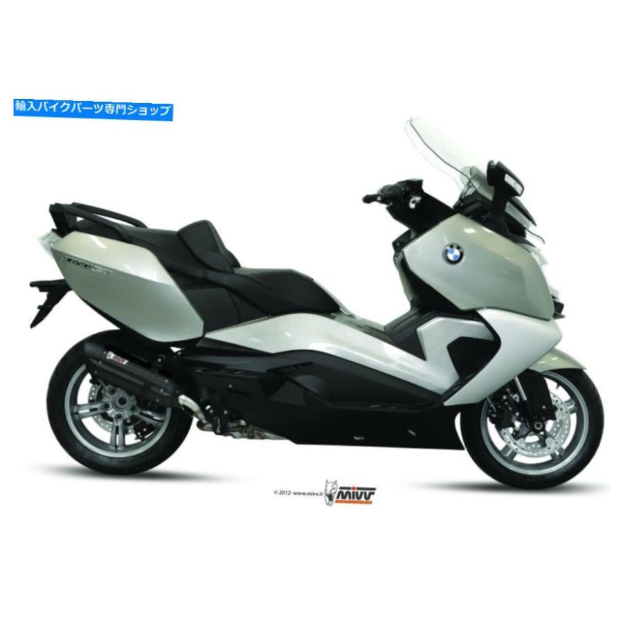 サイレンサー サイレンサーマフラーエンド排気ガスMIVV物音黒いことBMW C 650 GT Silencer Muffler End Exhaust MIVV Sound Black BMW C 650 Gt インナーサイレンサー-バイク-車、バイク、自転車