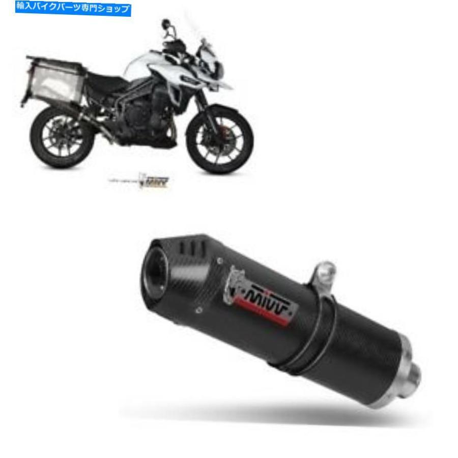 サイレンサー サイレンサーマフラーエンドMIVV楕円形の炭水化物勝人Tiger Explorer 1200 16\u003e Silencer Muffler End MIVV Oval Carb Triumph Tiger Exp