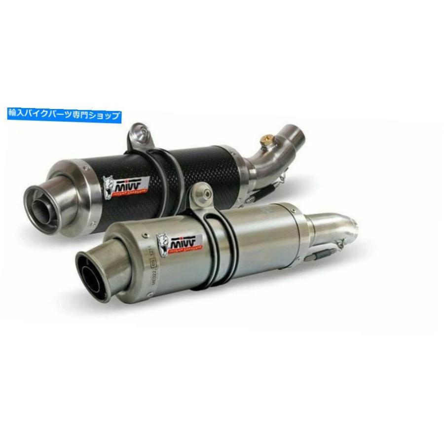 サイレンサー Y.014.L2S - サイレンサー排気マフラーMIVV GPカーボンヤマハTDM 900 2002> Y.014.L2S - Silencers Exhaust Mufflers Mivv GP Carbon Yaの画像