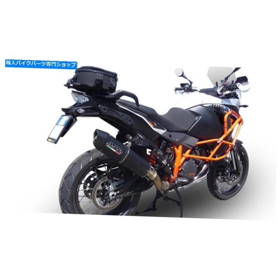 サイレンサー KTM LC8アドベンチャー1290サイレンサーFURORE NERY BY GPRサイレンサーイタリア KTM LC8 ADVENTURE 1290 SILENCER FURORE NERO BY GPR