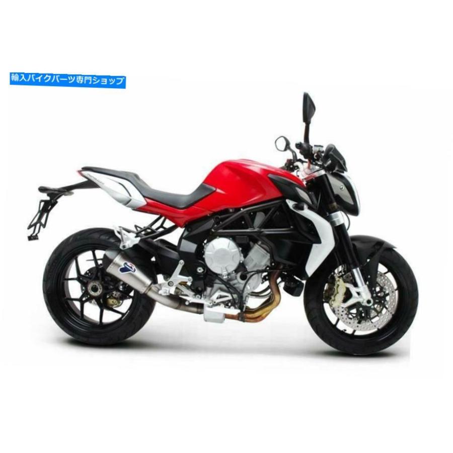 サイレンサー 排気ガスサイトンサーTermignoni聞きとどけるチタニウムMV Agusta Rivale 800 2015 15 EXHAUST SILENCER TERMIGNONI APPROVED TITANIUM MV AGUSTA RI マフラー-インナーサイレンサー-バイク
