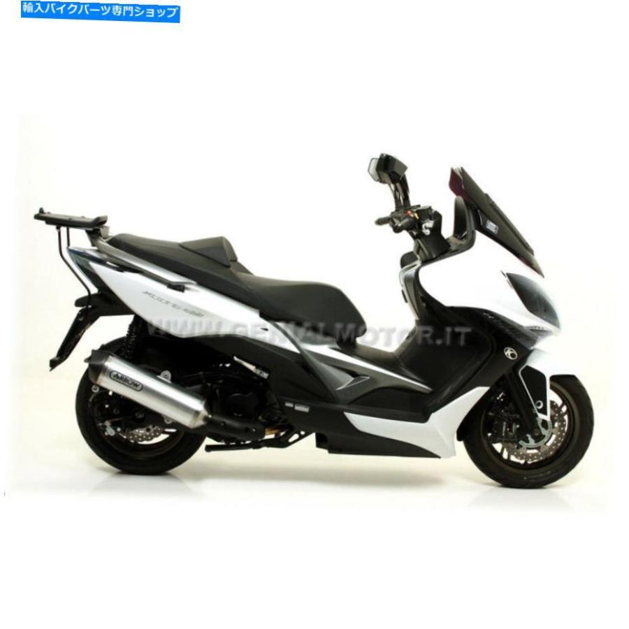 サイレンサー フルエキゾーストカットアローレース技術AKアルミニウムキムコキシテーション400I 2012\u003e 2016 Full Exhaust Kat Arrow Race tech AK Alu_2
