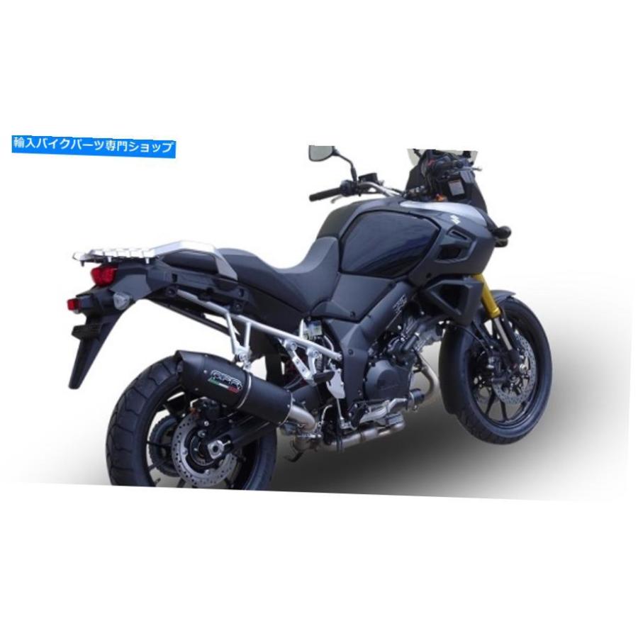 サイレンサー 鈴木V-STROM 1000サイレンサーFURORE EVO4 Nero Slip - GPR Italy 2017/19 SUZUKI V-STROM 1000 SILENCER FURORE EVO4 NERO SLIP-ON BYの画像