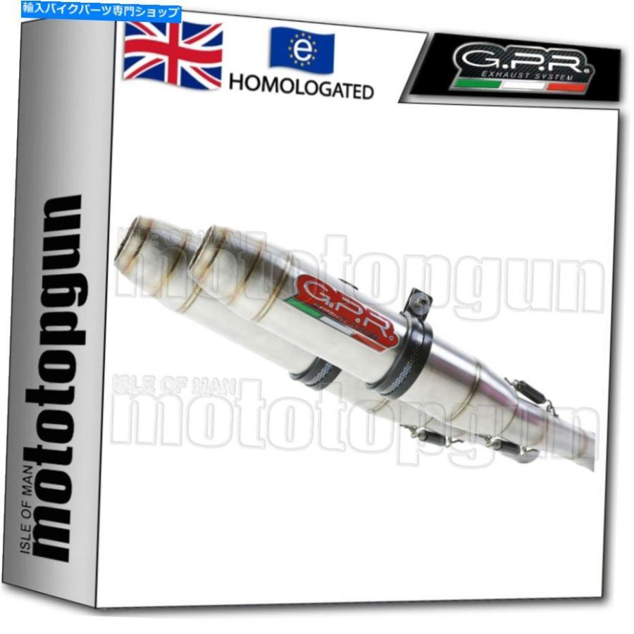 サイレンサー GPR排気ホームDeeptone CafeレーサーステンレススチールホンダVTR 250 1989 89 GPR EXHAUST HOM DEEPTONE CAFE RACER STAINLESS STEEL H