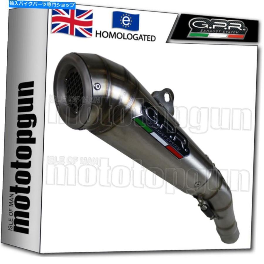 サイレンサー GPR排気口同メイドパワーコーンエボDucati Monster 1200 S-R 2018 18 GPR EXHAUST HOMOLOGATED CATALIZED POWERCONE EVO DUCATI MONSTER