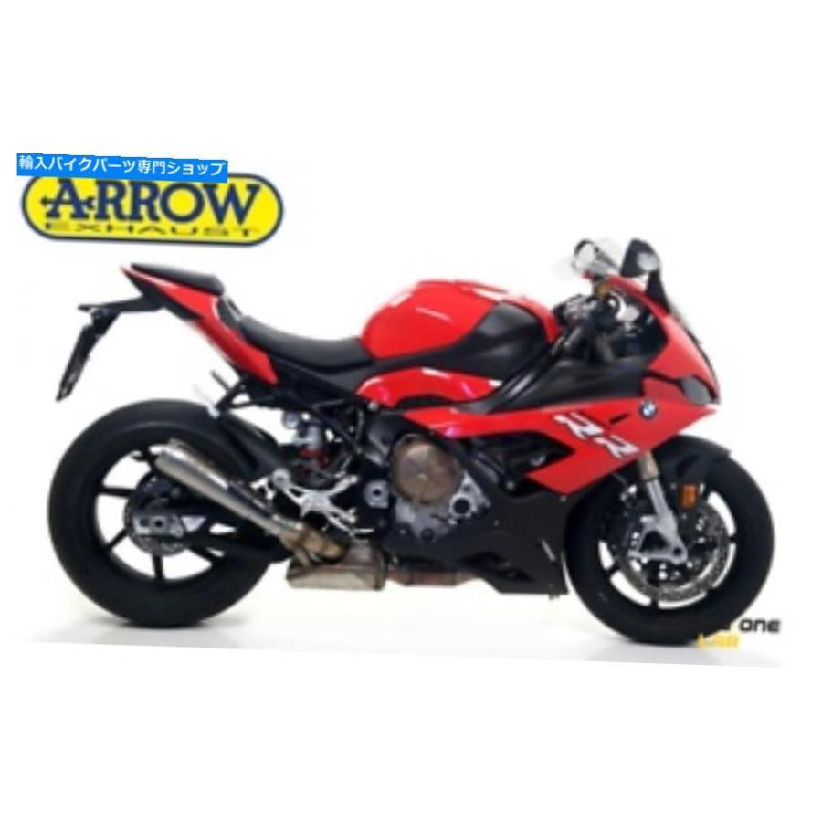 サイレンサー BMW S 1000 RR 2019のための排気マフラーサイレンサーの矢印プロレースチタン EXHAUST MUFFLER SILENCER ARROW PRO-RACE TITANIUM FOR B