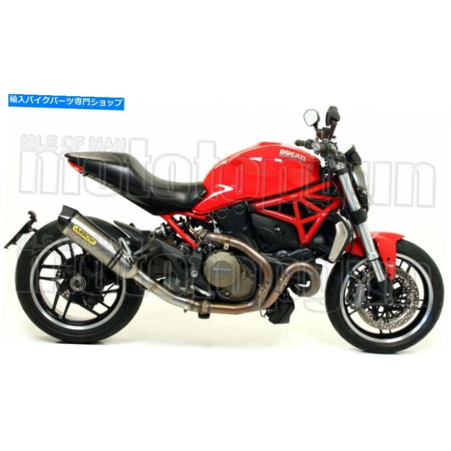 サイレンサー 矢印排気相同種レースカービーチタニウムDUCATI MONSTER 1200 2014 14 ARROW EXHAUST HOMOLOGATED RACE-TECH CARBY TITANIUM DUCATI MONの画像