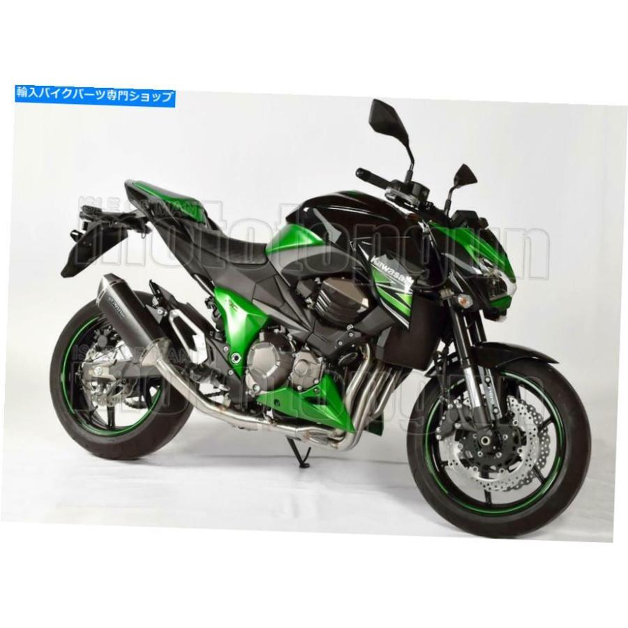 サイレンサー スパーク排気承認のカーボンフォース川崎Z800 Z 800 E