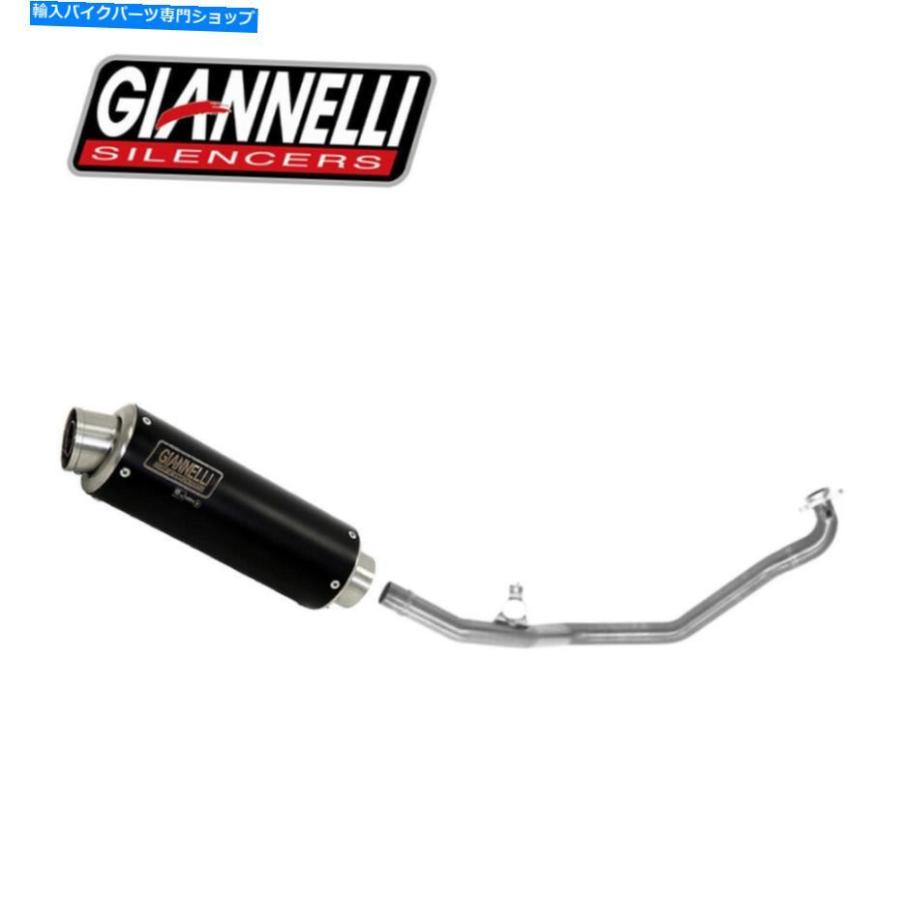 サイレンサー フルエキゾーストシステムGiannelli MufflerブラックInox
