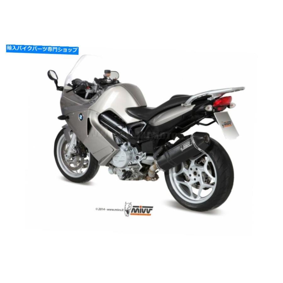 サイレンサー MIVVエキゾーストマフラースピードエッジブラックスチールBMW F 800 S ST 2009 09 Mivv Exhaust Muffler Speed Edge Black Steel Bmw F_2
