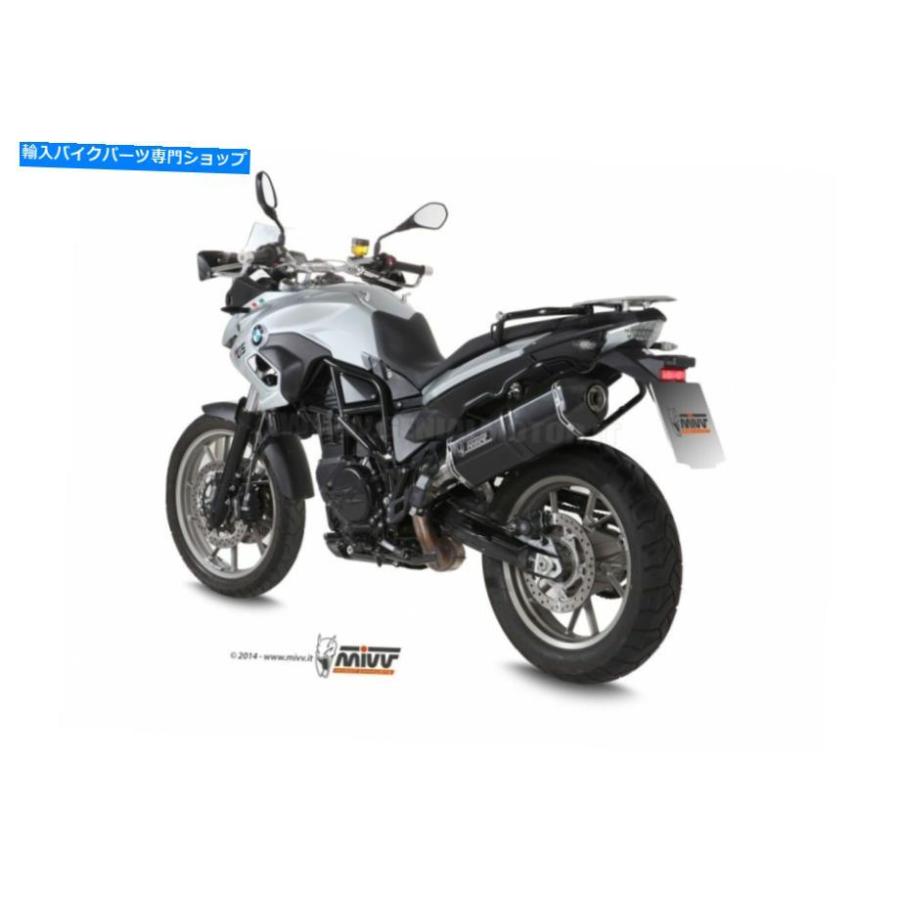 サイレンサー MIVVエキゾーストマフラースピードエッジブラックスチールBMW F 700 GS 2013 13 Mivv Exhaust Muffler Speed Edge Black Steel Bmw F 70の画像
