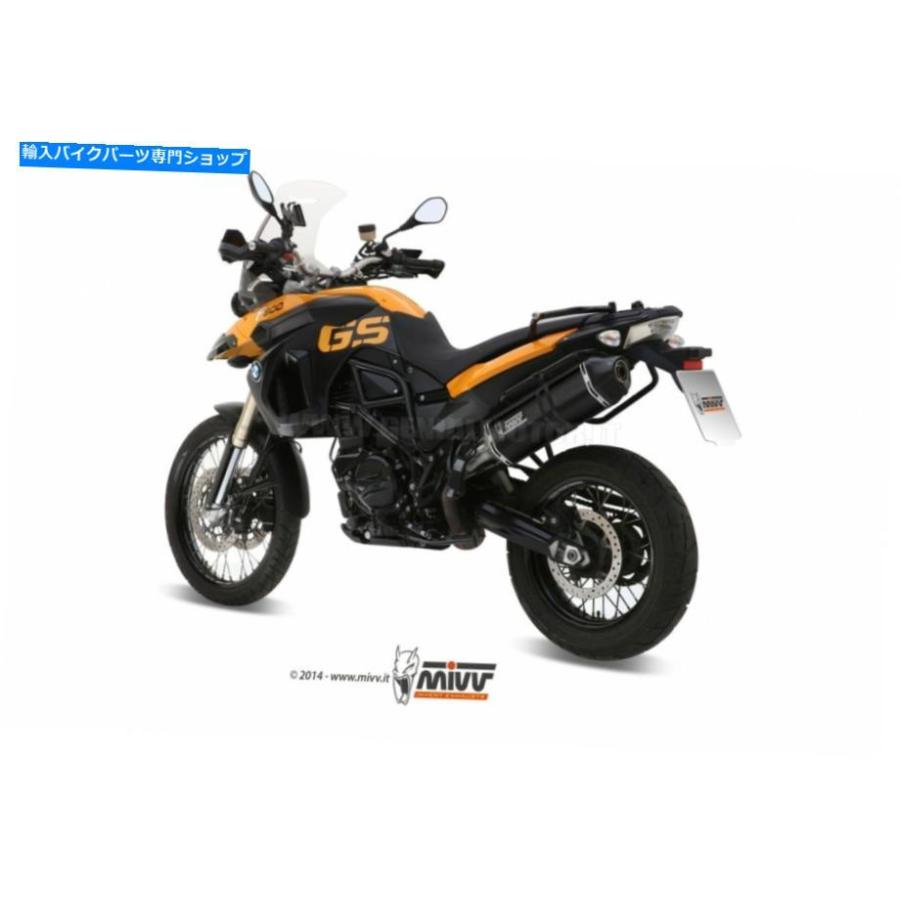 サイレンサー MIVVエキゾーストマフラースピックエッジブラックスチールBMW F 800 GS 2018 18 Mivv Exhaust Muffler Speed Edge Black Steel Bmw F 80の画像