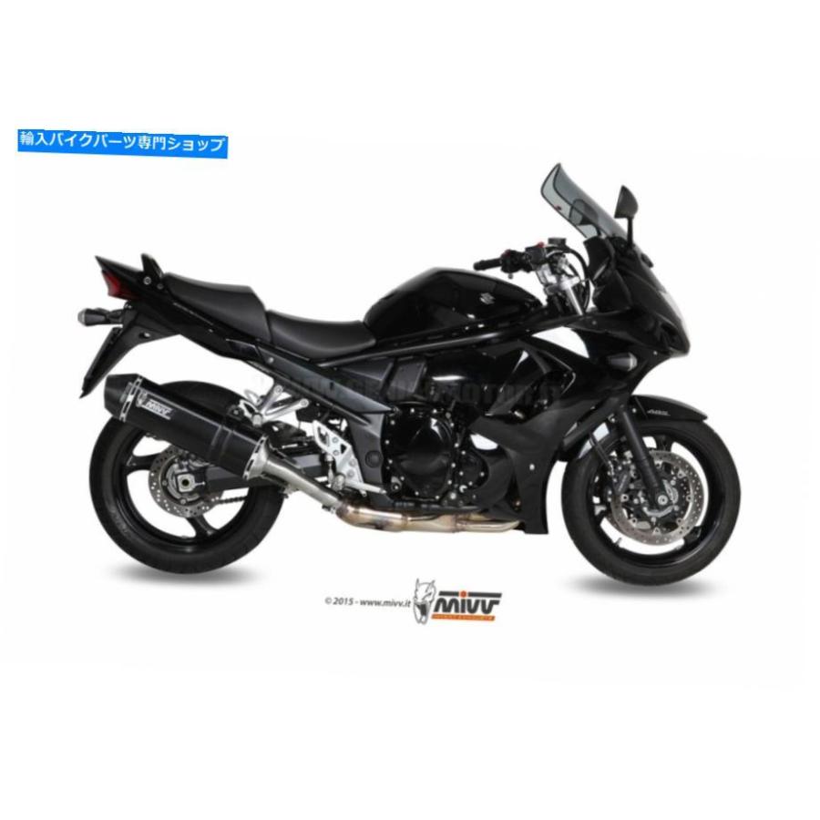 サイレンサー MIVVエキゾーストマフラースピックエッジブラックスチールスズキGSX 1250 FA 2009 09 Mivv Exhaust Muffler Speed Edge Black Steel Suzの画像