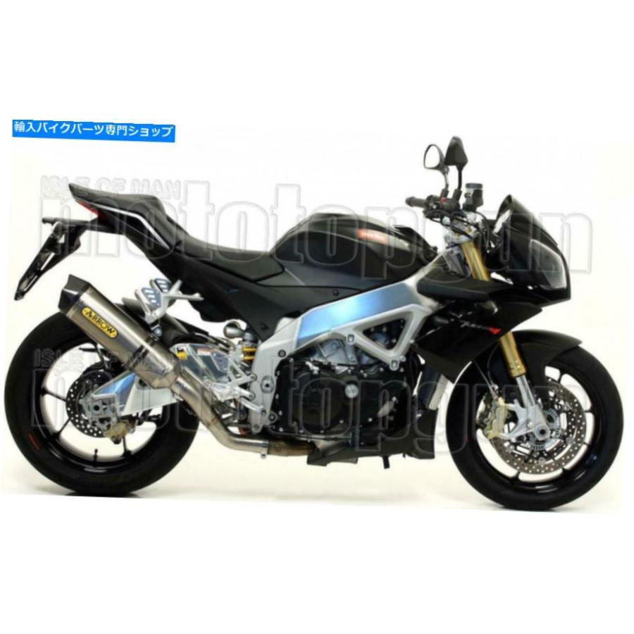 サイレンサー 矢印ホモロジー排気レーステックチタンC Aprilia Tuono V4R APRC 2014 14 ARROW HOMOLOGATED EXHAUST RACE-TECH TITANIUM C APRILIA TUOの画像