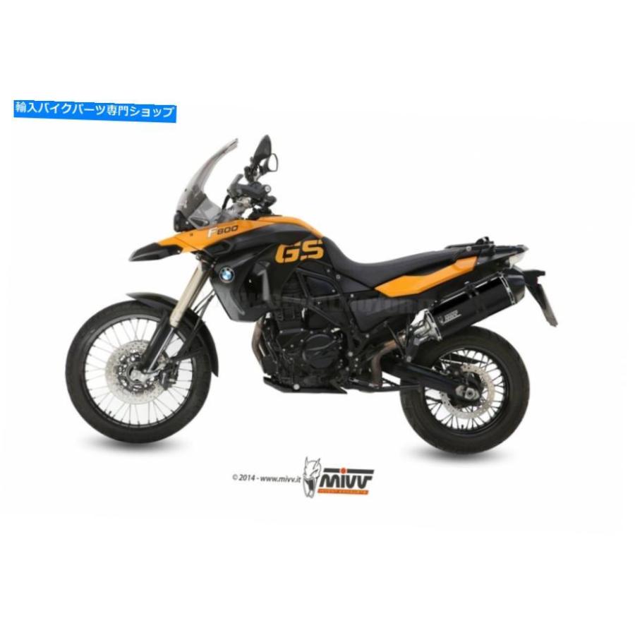 サイレンサー MIVVエキゾーストマフラースピックエッジブラックスチールBMW F 800 GS 2015 15 Mivv Exhaust Muffler Speed Edge Black Steel Bmw F 80の画像