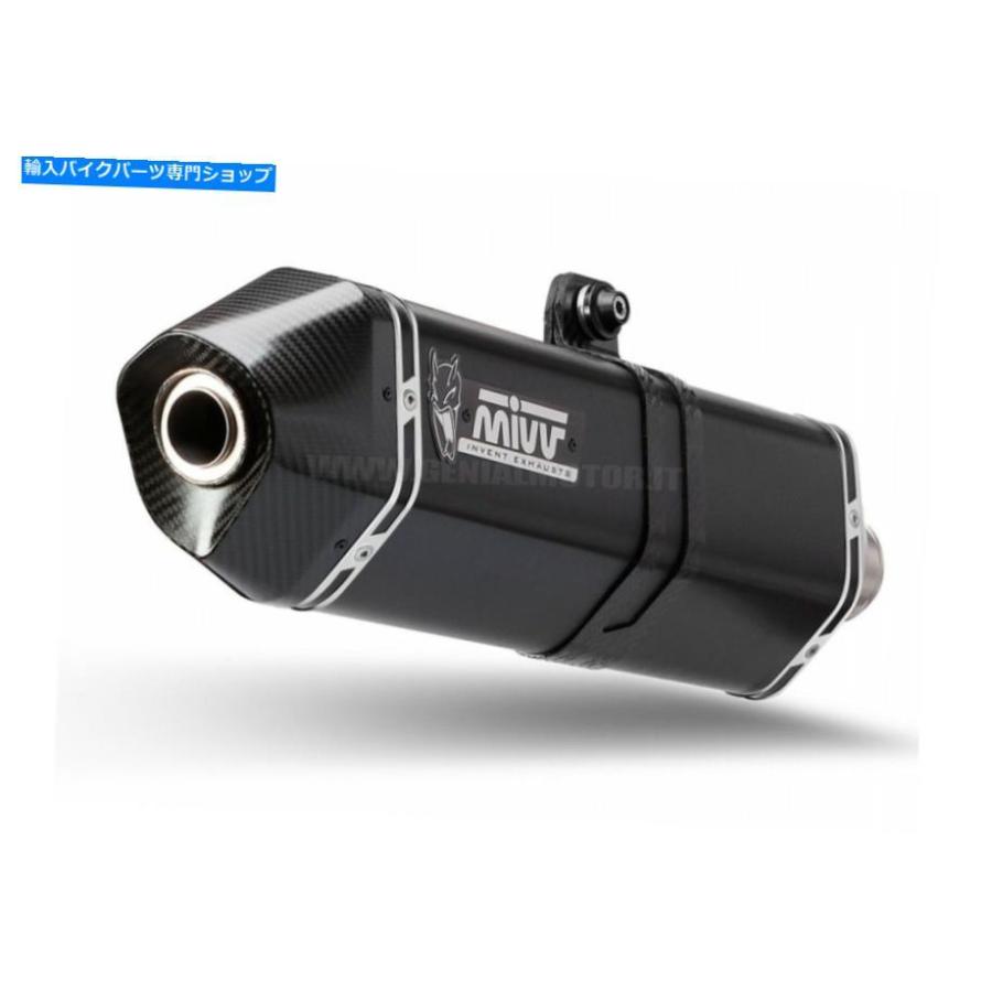 サイレンサー MIVVエキゾーストマフラースピックエッジブラックスチールスズキGSF 1250バンディット2012 12 Mivv Exhaust Muffler Speed Edge Black Sの画像