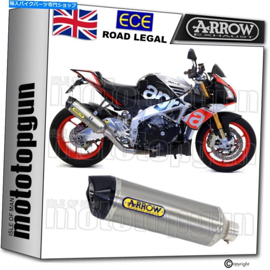 サイレンサー 矢印排気口採集レース技術CチタニウムAprilia Tuono V4 1100 RR 2016 16 ARROW EXHAUST HOMOLOGATED RACE-TECH C TITANIUM APRILIA TUON
