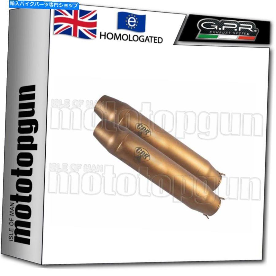 サイレンサー GPR排気ホームDeeptone Bronze Cafe Racer Triumphスピードツイン900 2015 15 GPR EXHAUST HOM DEEPTONE BRONZE CAFE RACER TRIUMPH SPE