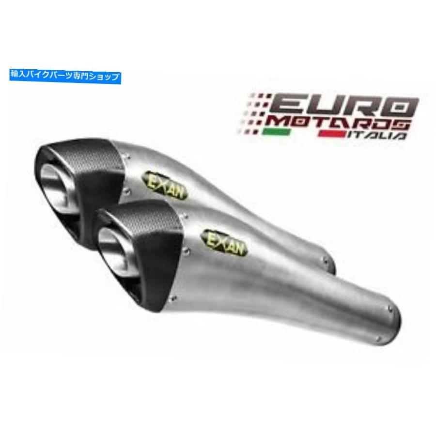 サイレンサー 鈴木GSXR 1000 07-08 EXAN X-BLACK EVO INOX排気ガスデュアルサイレンサーカーボンキャップ Suzuki GSXR 1000 07-08 EXAN X-Black Evo Inox