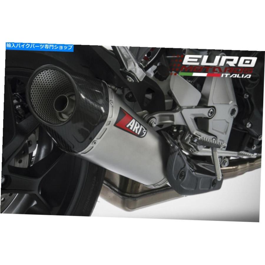 サイレンサー ホンダCB1000R 2018-19 ZARD排気ガススリストンチタンサイレンサーカーボンキャップ＆高熱S Honda CB1000R 2018-19 Zard Exhaust SlipOn T 車、バイク、自転車-バイク-インナーサイレンサー