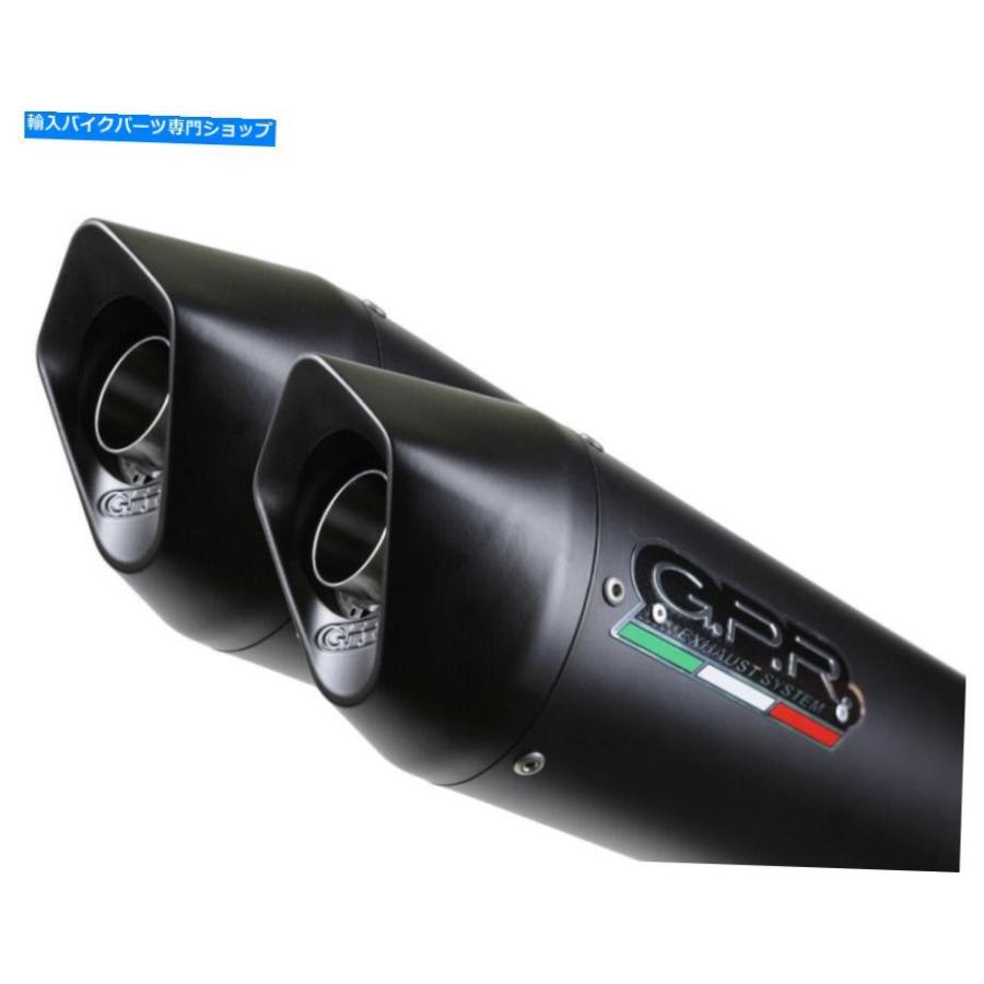 サイレンサー KTM DUKE II 640 2000-06 GPR FURORE NERO併用デュアルスリップオン排気 KTM DUKE II 640 2000-06 GPR Furore Nero Homologated Dual Sl