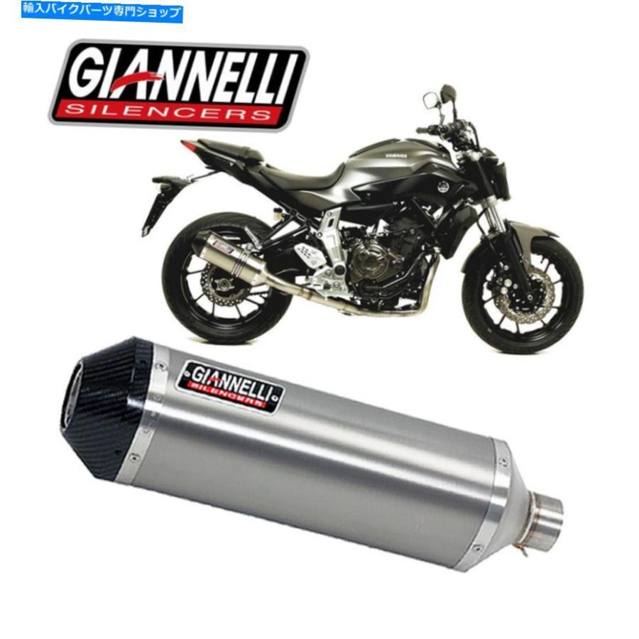 サイレンサー フルエキゾーストシステムGiannelliチタニウムマフラーヤマハMT-07 2014 14 Full Exhaust System Giannelli Titanium Muffler for YAMAHの画像