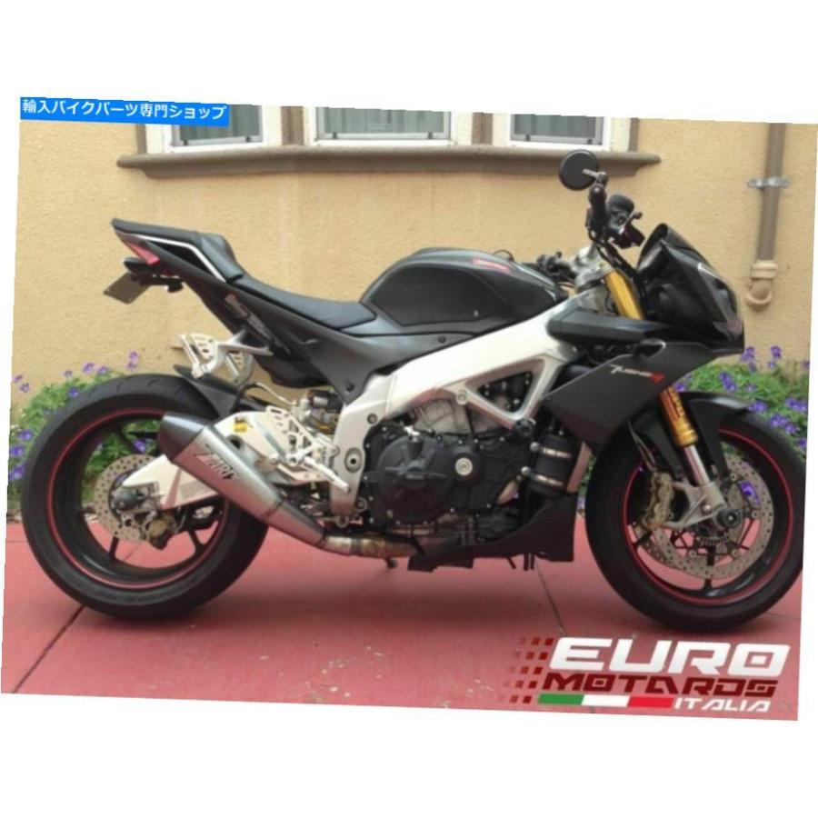 サイレンサー Aprilia Tuono V4 R Zard排気コニカルチタンサイレンサーカーボンキャップ For Aprilia Tuono V4 R Zard Exhaust Conical Titanium Sile