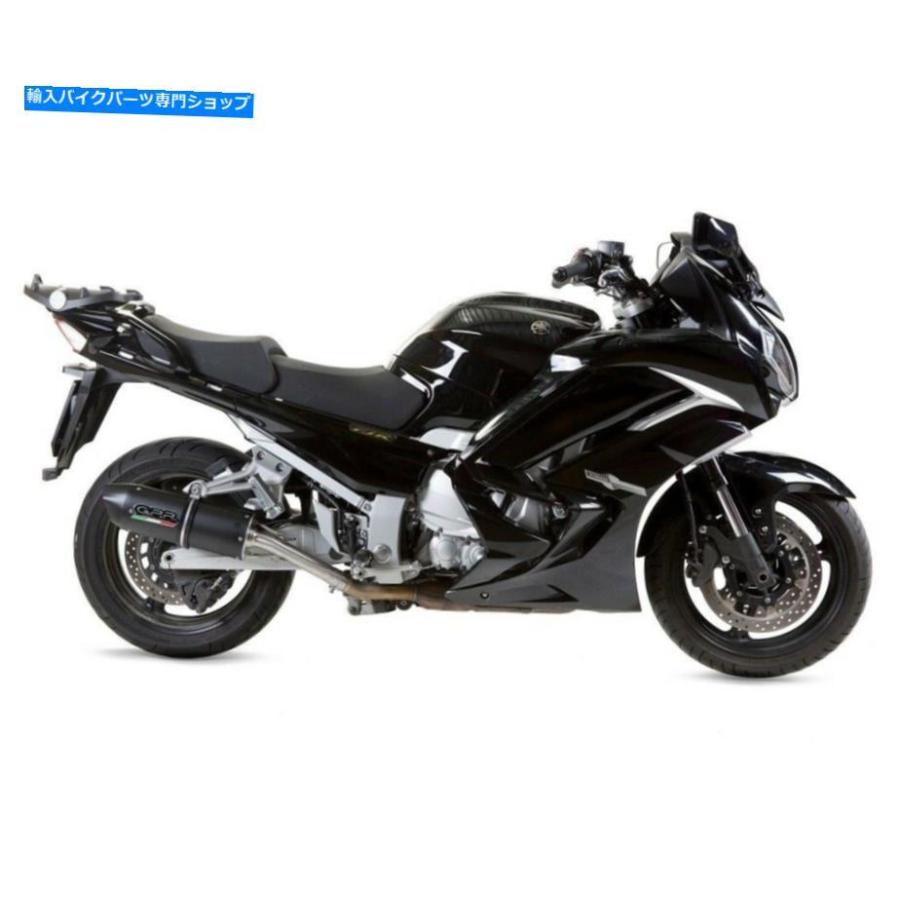 サイレンサー 2エキゾーストマフラーGPR FURORE NERO承認ヤマハFJR 1300 2001> 2005 2 Exhaust Mufflers GPR FURORE NERO Approved YAMAHA FJR 1300 2の画像