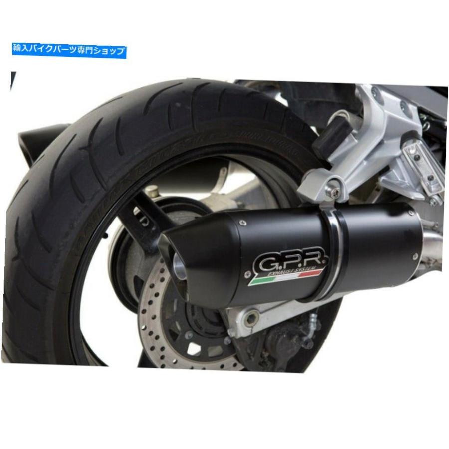 サイレンサー 2エキゾーストマフラーGPR FURORE NERO承認ヤマハFJR 1300 2001> 2005 2 Exhaust Mufflers GPR FURORE NERO Approved YAMAHA FJR 1300 2の画像