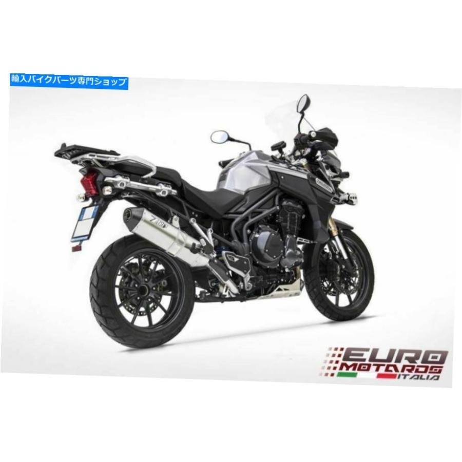 サイレンサー Triumph Tiger 1200 Zard排ガスPenta-Rスリッターサイレンサースチール製/カーボンキャップ用 For Triumph Tiger 1200 Zard Exhaust Penの画像