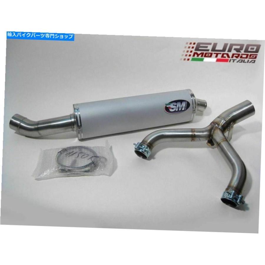 サイレンサー MIDセクションロードのBMW R1150Rシルモーター排気楕円形のサイレンサー For BMW R1150R Silmotor Exhaust Oval Alum Silencer With Mid