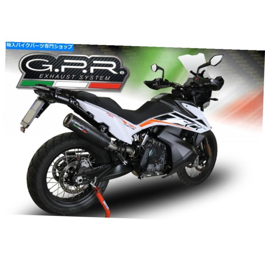 サイレンサー KTMアドベンチャー790 2018/19 E4サイレンサーGPR M3ブラックチタンスリップオン KTM ADVENTURE 790 2018/19 e4 SILENCER GPR M3 Black_1