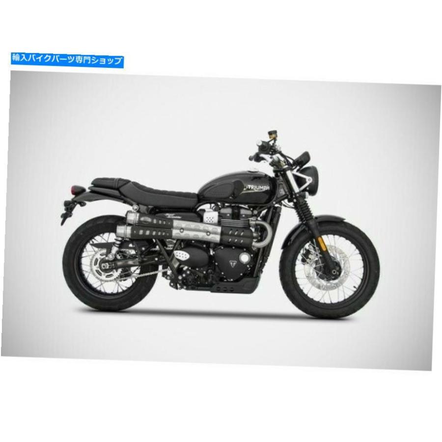 サイレンサー ZTPH086SSR - 排気マフラーZard 6日SS Triumph Street Scrambler（17-19） ZTPH086SSR - Exhaust Muffler Zard Six Days SS Triumph Strの画像