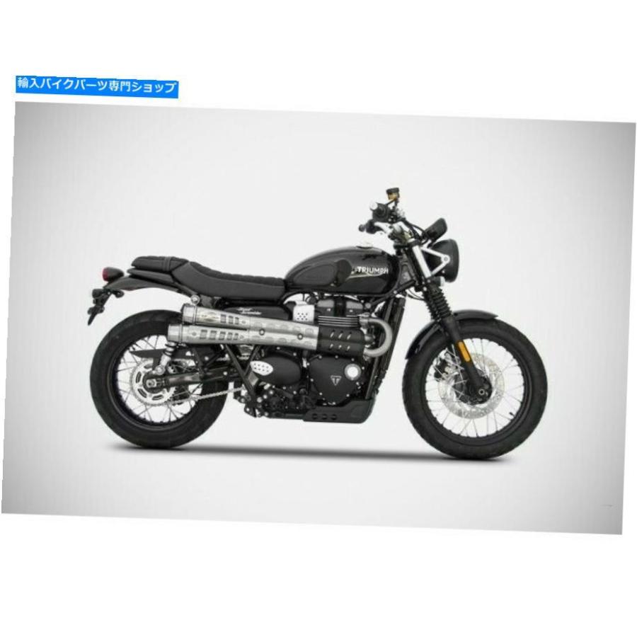 サイレンサー ZTPH086SSR - 排気マフラーZard 6日SS Triumph Street Scrambler（17-19） ZTPH086SSR - Exhaust Muffler Zard Six Days SS Triumph Strの画像