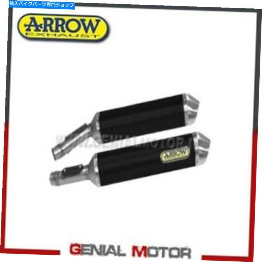 サイレンサー エステイプarrowスピード競技テックALUブラックアプリアルTuono 1000 R 2006 06 Exhausts Arrow Race Tech Alu Black Aprilia Tuono 1000 R 20 バイク-インナーサイレンサー