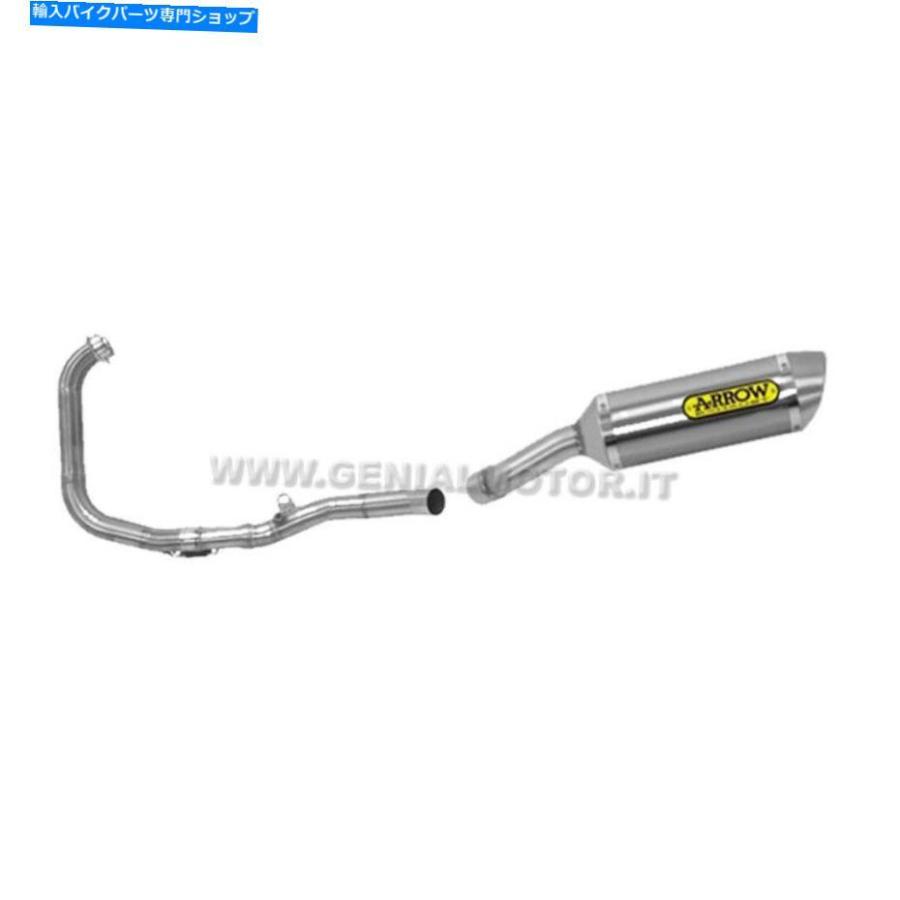サイレンサー フルエキゾーストアローストリートサンダーアルミヤマハMT-03 2016> 2019 Full Exhaust Arrow Street Thunder Aluminium Yamaha Mt-03 2の画像
